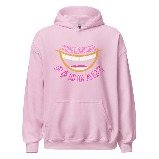 The Laugh Hoodie - Pink/Orange